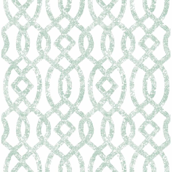 0037872 ethereal sea green trellis wallpaper