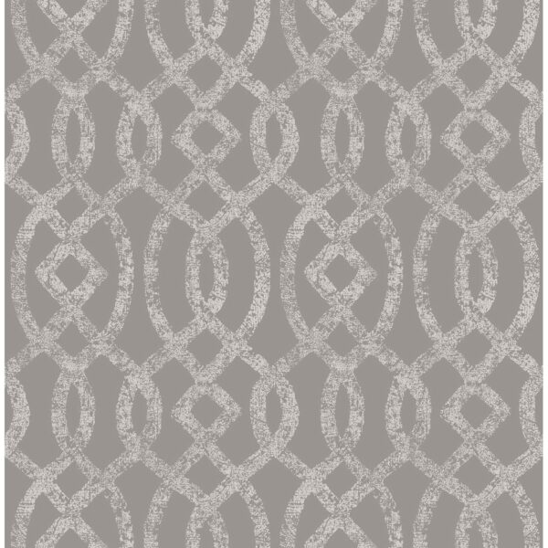 0037920 ethereal grey trellis wallpaper