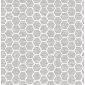 0037923 aura lavender honeycomb wallpaper