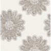 0037925 sol espresso medallion wallpaper