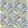 0038064 fiddlehead green botanical wallpaper