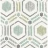 0038160 borneo light green geometric grasscloth wallpaper
