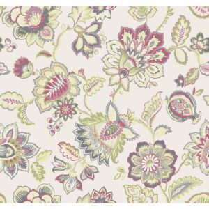 0038172 corona green jacobean wallpaper