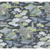 0038183 joy de vie indigo toile wallpaper