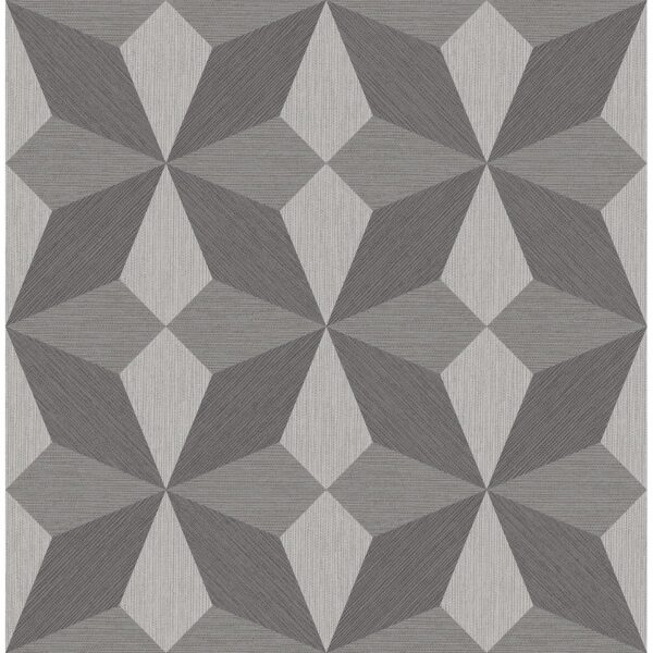 0038285 valiant grey faux grasscloth geometric wallpaper