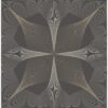 0038293 radius dark brown geometric wallpaper