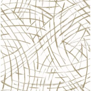 0038320 willy nilly gold brushstrokes wallpaper
