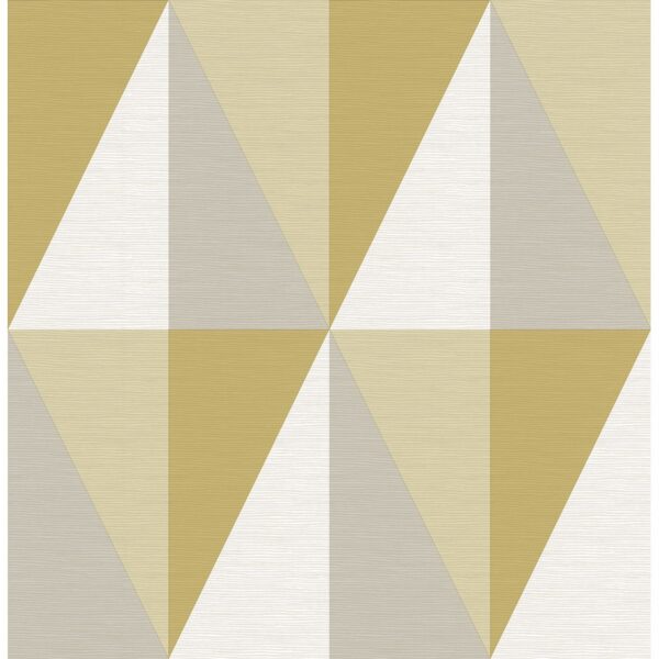0038338 aspect yellow geometric faux grasscloth wallpaper