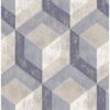0038400 clarabelle blue rustic wood tile wallpaper