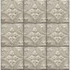 0038445 cornelius grey tin ceiling tile wallpaper