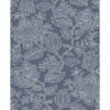 0041752 larkin blue floral wallpaper