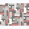 0043212 bantry red geometric wallpaper