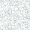 0043851 bennett blue dotted scallop wallpaper