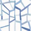 0043945 tate blue geometric linen wallpaper