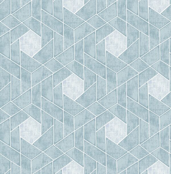 0044881 granada aqua geometric wallpaper