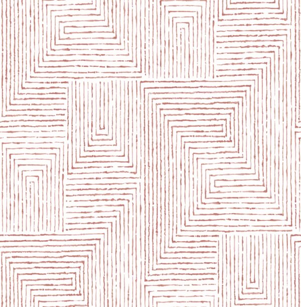 0044983 merritt red geometric wallpaper