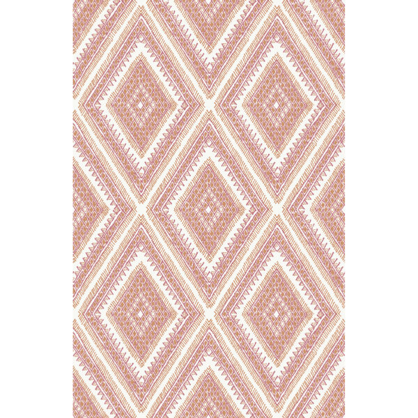 0045505 zaya orange tribal diamonds wallpaper