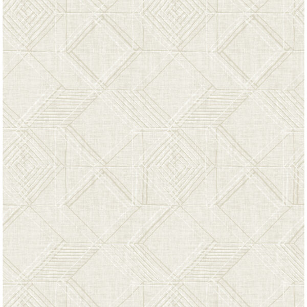 0045513 moki off white lattice geometric wallpaper