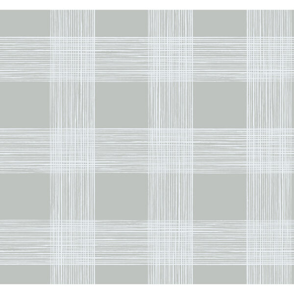 0051045 scarborough grey striated plaid wallpaper