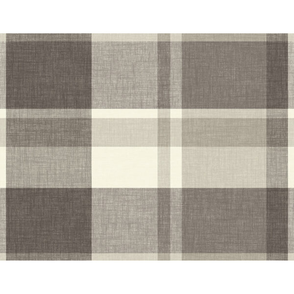 0051061 madaket charcoal plaid wallpaper