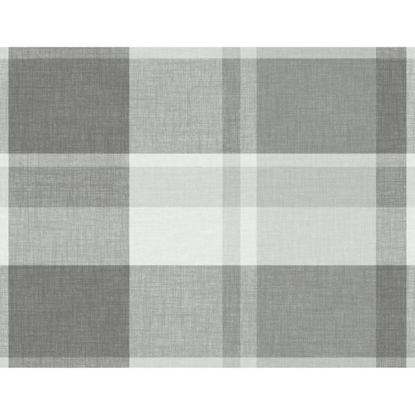 0051065 madaket dark grey plaid wallpaper