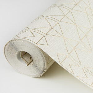 Paititi Gold Diamond Trellis Wallpaper