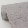Paititi Silver Diamond Trellis Wallpaper