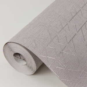 Paititi Silver Diamond Trellis Wallpaper