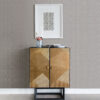 Paititi Silver Diamond Trellis Wallpaper - Image 3