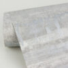 Rakasa Silver Distressed Stripe Wallpaper