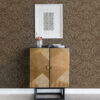 Artemis Bronze Floral Damask Wallpaper - Image 3