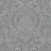 Artemis Pewter Floral Damask Wallpaper - Image 2