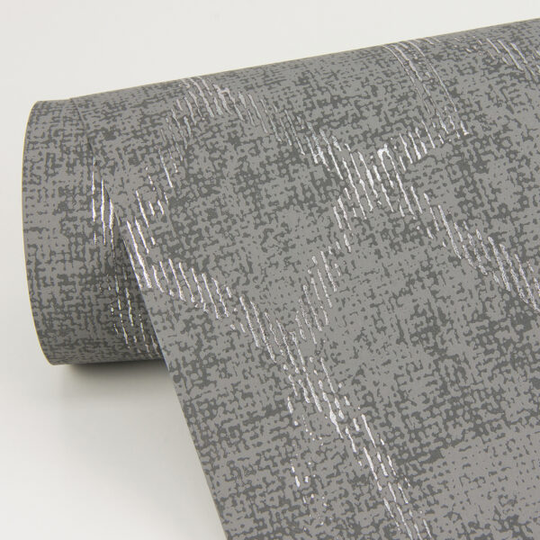 Ziva Silver Trellis Wallpaper