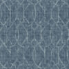 Ziva Blue Trellis Wallpaper - Image 2