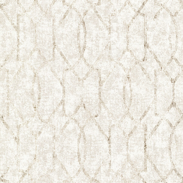 Ziva Gold Trellis Wallpaper - Image 2