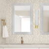 Ziva Gold Trellis Wallpaper - Image 3