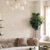Ziva Rose Gold Trellis Wallpaper - Image 3