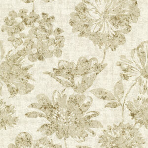 Kala Gold Floral Wallpaper