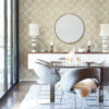 Uma Gold Star Medallion Wallpaper - Image 3