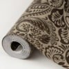 Artemis Espresso Floral Damask Wallpaper - Image 4