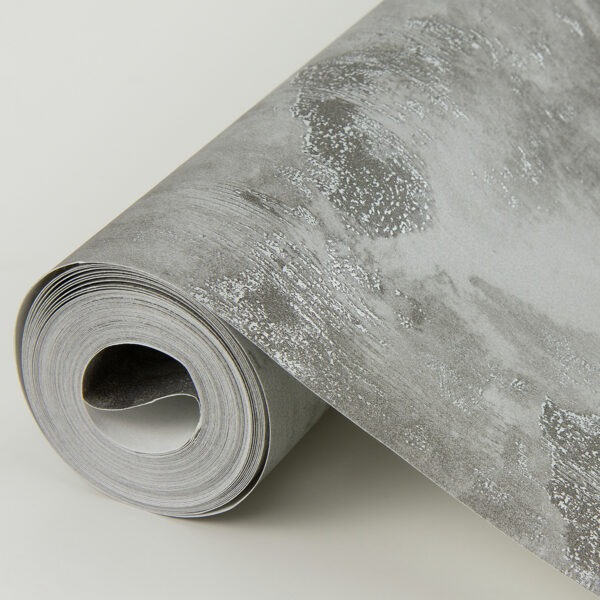 Toula Silver Abstract Wallpaper - Image 4