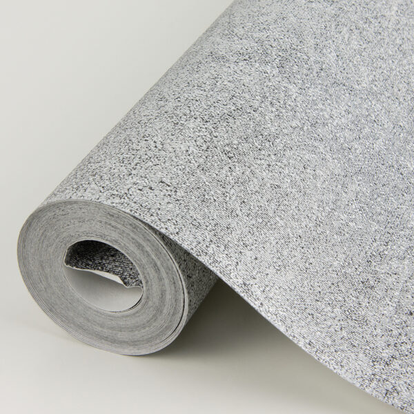 Nysa Silver High Gloss Wallpaper - Image 4