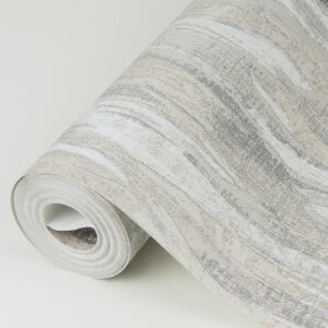 Suna Silver Woodgrain Wallpaper