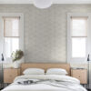 Mayari Platinum Tiled Wallpaper - Image 3