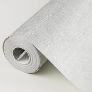 Tanso Silver Textured Wallpaper