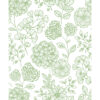 Ada Green Floral Wallpaper