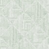 Cade Green Geometric Wallpaper