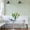 Cade Green Geometric Wallpaper - Image 2