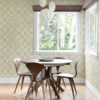 Demi Yellow Distressed Wallpaper - Image 2