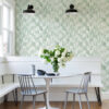Demi Green Distressed Wallpaper - Image 2
